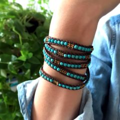 チェンマイハンドメイド　ラップブレスレット