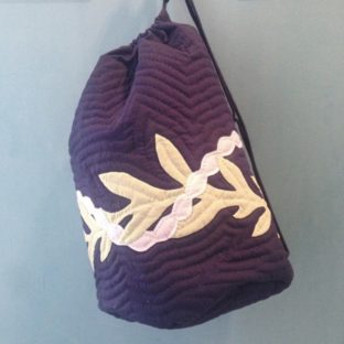 オーダーメイドハワイアンキルト「フラ楽器イプ専用バッグ」