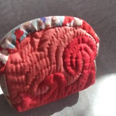 完成しているハワイアンキルト