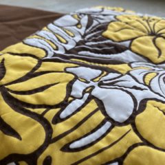 ぷくぷくハワイアンクッションカバーNo.2完成