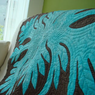 オーダーメイドハワイアンキルト 「ウェルカムタペストリー」