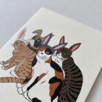 猫 イラスト ポストカード