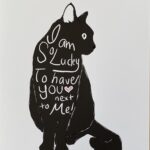 猫のイラスト ポスター