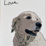 犬のポスター ゴールデンレトリーバー
