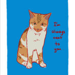 猫のイラスト 猫の絵はがき