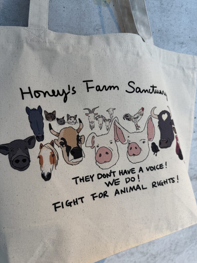トートバッグ　動物を守る　