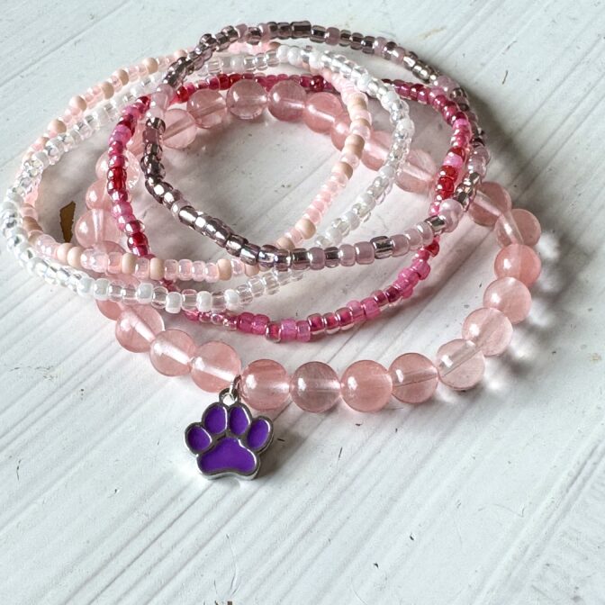 ビーズのアクセサリー