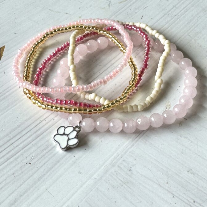 ビーズのアクセサリー