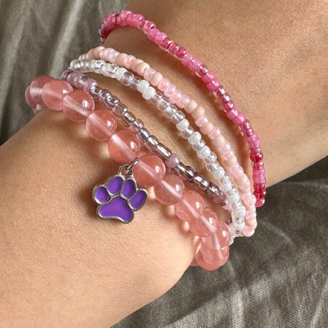 ビーズのアクセサリー