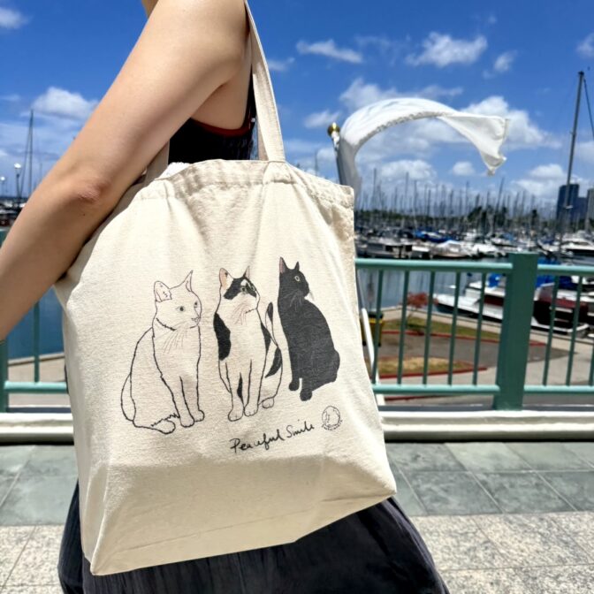 猫のトートバッグ