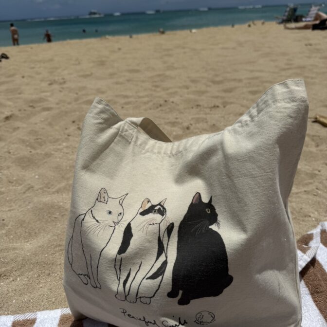 猫のトートバッグ