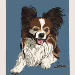 うちの子ポスター（肖像画）